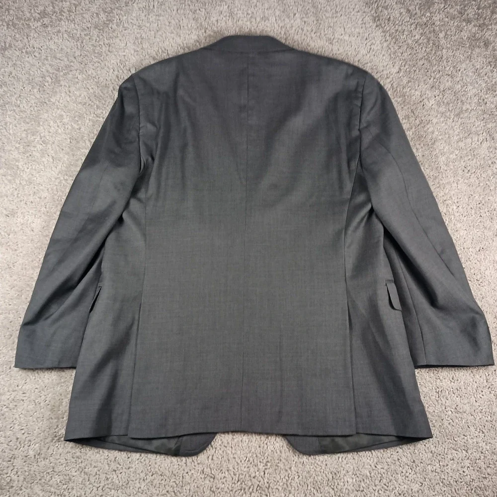 Paul Betenly 44R 38W Mens Grey Wool Vantage Water Resistant 2 Piece Suit